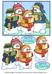 Snowmen Carol Singers 2