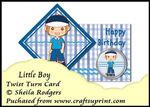 Tist Turn Card - Little Boy