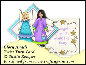 Twist Turn Card - Glory Angels
