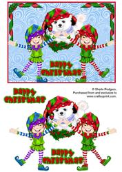 Christmas Elves and Polar Bear