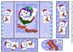 Gatefold Card - Polar Bears