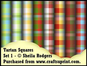 Tartan Squares Set 1