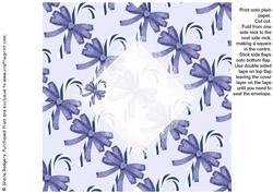 All in One Envelope for 5 Inch Card - Candy Cane 1