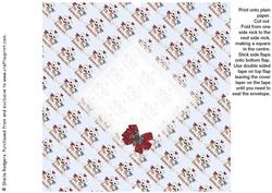 All in One Envelope for 5 Inch Card - Tis the Season