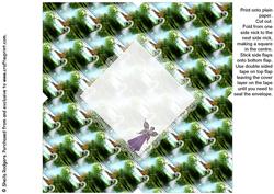 All in One Envelope for 5 Inch Card - Fairy with Swan