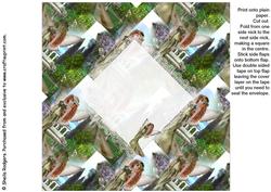 All in One Envelope for 5 Inch Card -amelia the Autumn Fairy