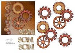 5 Inch Square Cogs - Son