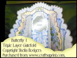 Triple Layer Gatefold - Butterfly 1