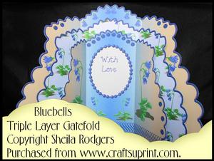 Triple Layer Gatefold - Bluebells