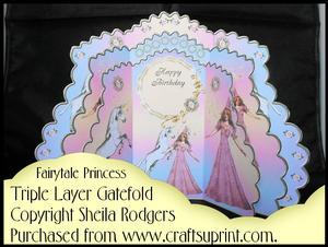 Triple Layer Gatefold - Fairytale Princess