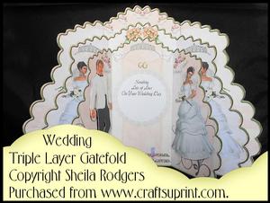 Triple Layer Gatefold - Wedding