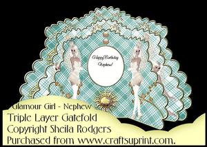 Triple Layer Gatefold - Glamour Girl - Nephew