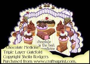 Triple Layer Gatefold - Chocolate Medicine