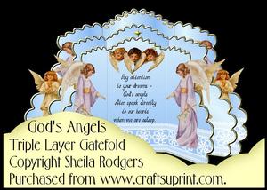 Triple Layer Gatefold - Gods Angels