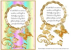 Valentine's Day Butterfly and Poem 10