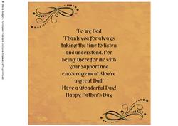 8 Inch Insert - Father's Day 3