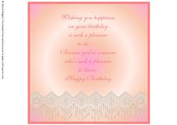 8 Inch Insert - Female Birthday 4