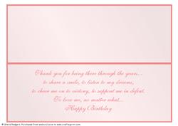 Large Dl Card Insert - Birthday 2