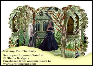 Scalloped Layered Gatefold - Arriving for the Party