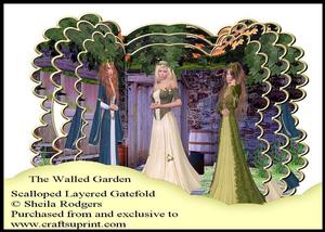 Scalloped Layered Gatefold - the Walled Garden