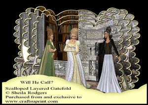 Scalloped Layered Gatefold - Will He Call