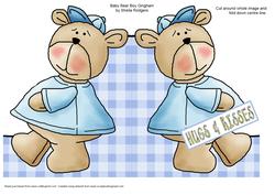 Baby Bear Boy Gingham