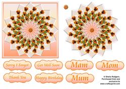 Faux Tea Bag Tiles 10
