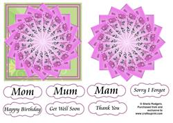 Faux Tea Bag Tiles 16