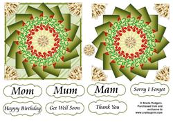 Faux Tea Bag Tiles 19