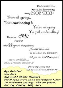 Age Related Wordart