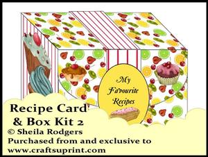 Recipe Card and Box Kit 2