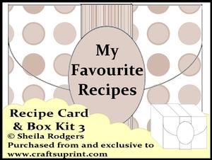 Recipe Card and Box Kit 3