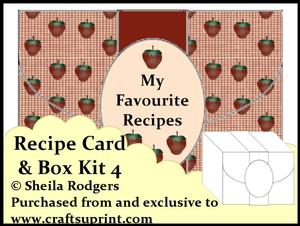 Recipe Card and Box Kit 4