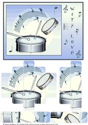 Panel Card - Drums
