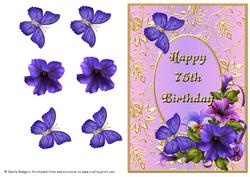 Petunia Corner - Happy 75th Birthday