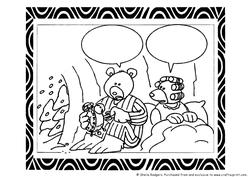 Digital Stamp - Bears Preparing to Hibernate
