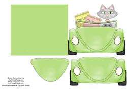 Green Convertible Cat