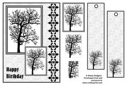 Black and White Trees 4