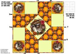 Twist Turn Topper - Wren and Wreath