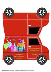 Van Card - Celebrations Party Supplies