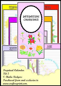 Perpetual Calendar Kit 5