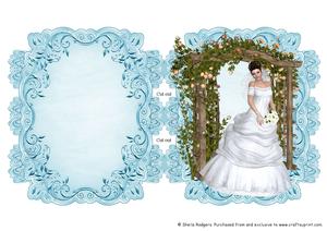 Aqua Strip Card Mini Kit - Modern Bride
