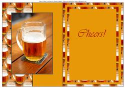 Glass of Beer Fold Back