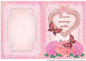 Name & Meaning Card - Doreen
