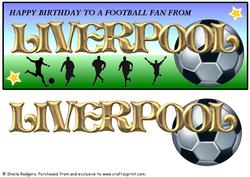 Football Fan from - Liverpool