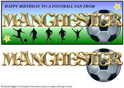 Football Fan from - Manchester