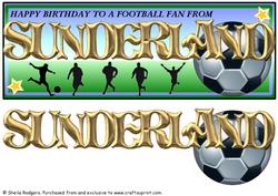 Football Fan from - Sunderland