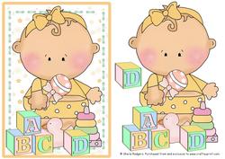 Building Blocks - Curly Baby Girl