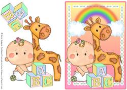 Building Blocks - Button Baby and Giraffe