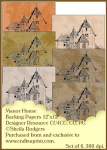 Manor House Backing Papers